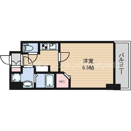 La Douceur谷町（旧：ミラージュパレス谷町ブライト）の物件間取画像